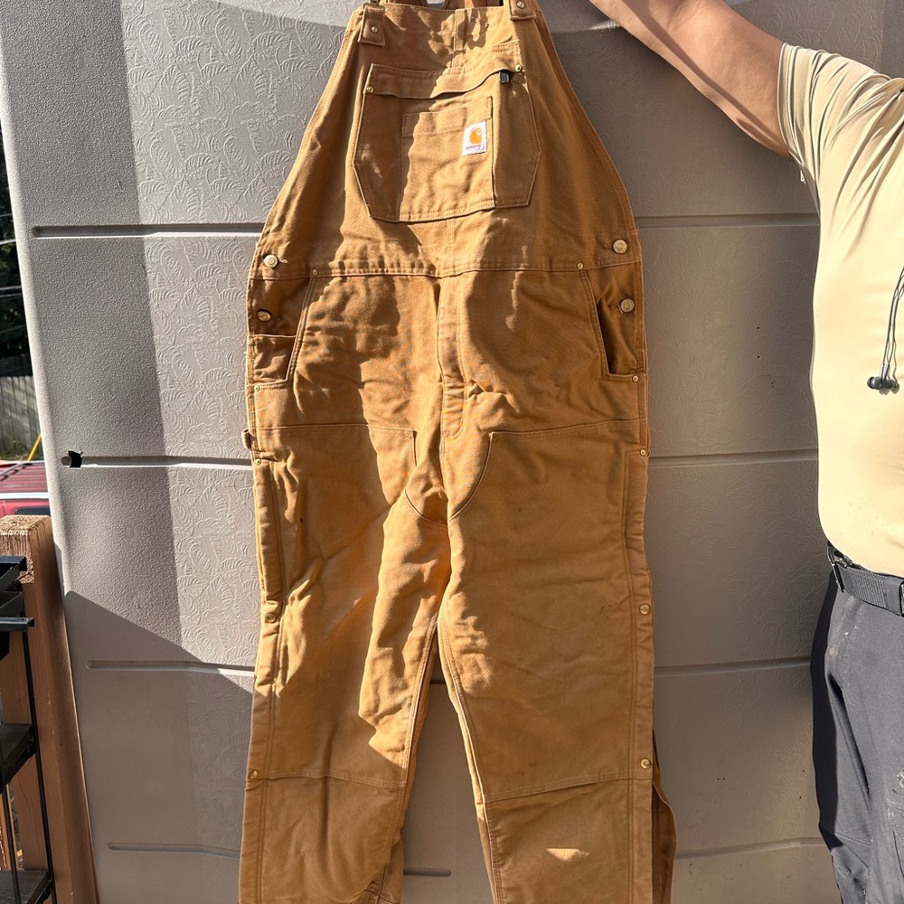 Carhartt Tan Work Overalls